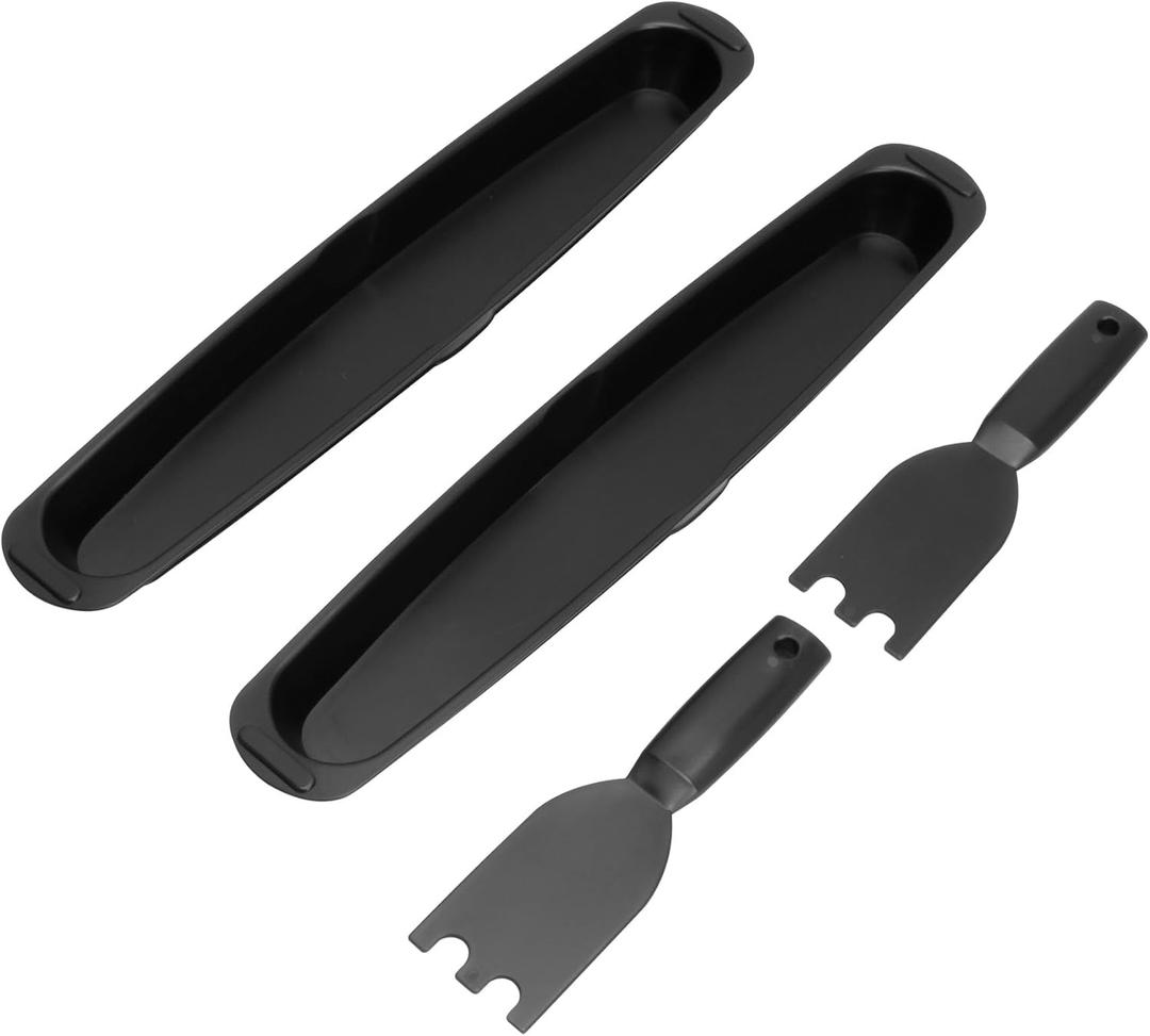 Grill Drip Tray & Pan Scraper Tool Replacement Part for George Foreman Grill Accessories, Plastic Scraper for George Foreman Grill Drip Tray,Plastic Drip Pan for George Foreman Grill Replacement Parts