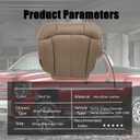 Priprilod Seat Cover Armrest Fit for Chevy Silverado GMC Sierra 1999-2002 | 6PCS Driver and Passenger Bottom Back, 2 Foam Cushions, #522/52i Med Tan Microfiber Leather, 1500 2500HD 3500, SLT SLE Z71