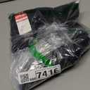 Chic Classic Collection Women's Cotton Pull-on Pant with Elastic Waist (12 Petite, Black Denim)