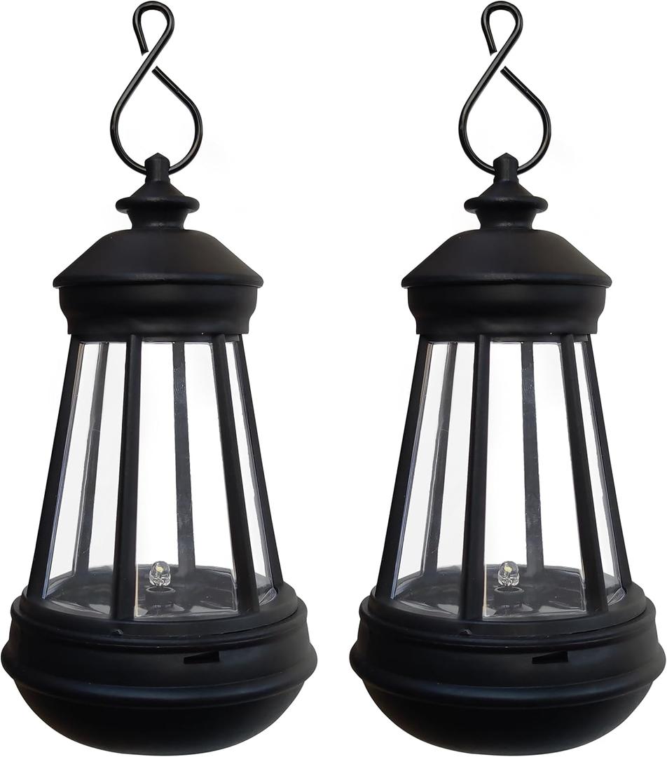 2Pack Mini Solar Lantern Lights Replacement - Garden Decor Outdoor Lighting Decorative Patio Lighting Solar Replacement(5.5x3)