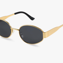 livho 2025 Trendy Oval Sunglasses - Stylish Polarized Shades for Everyday - Retro Metal Frames