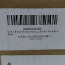 VONLUCE Ottoman Stool, 18.5 in High, Beige, with Padded Seat, Wood Frame, Button Tufted, for Dining, Living Room, Bedroom, Piano, Dressing, Vanity, Foot Rest