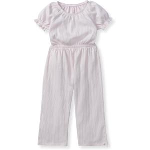 Burt's Bees Baby Baby Girls' Jumpsuit, 100% Organic Cotton One-piece Sleeveless Outfit Coverall (Taro Pointelle,12 Months)