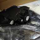 Headlight Assembly Fit for 2010-2011 Toyota Prius Black Housing Clear Lens
