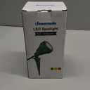 DEWENWILS 120V Spotlight Outdoor, 500LM Waterproof LED Spot Light with 3 Extra Lenses (Red Yellow Green), Landscape Lighting for Holiday, Trees, Flag, 5FT Extension Cord, UL Listed