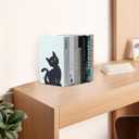 OYEFLY Modern Bookends for Shelves,Decorative Book Stopper for Home (1, Style 1)