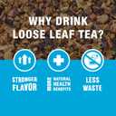 Tiesta Tea - Nutty Almond Cream, Premium Loose Leaf, Cinnamon Almond Herbal Tea Blend, Non-Caffeinated, Make Hot or Iced & Brews Up to 200 Cups, 16 Ounce Resealable Bulk Pouch