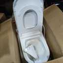 EPLO Smart Bidet Toilet, One Piece Toilet With Remote Control, Tankless Toilet Bidet Automatic Open & Close Lid, Auto Dual Flush,Foot Sensor, Heated Seat, Warm Water, Dryer (EP-G18(Auto Open/Close))