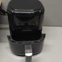 CHEFMAN 2 Qt Mini Air Fryer Digital Space-Saving Compact Air Fryer with Nonstick and Dishwasher Safe Basket, Quick & Easy Meals in Minutes, Features Digital Timer and Shake Reminder Black