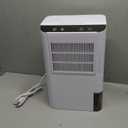 Dehumidifiers for Home, 2000 Sq.Ft Small Dehumidifier with 3.3ft Drain Hose, 2.5L Tank, Timer Sleep Mode, Portable Dehumidifier for Basement, Bedroom, Bathroom (Pure White)