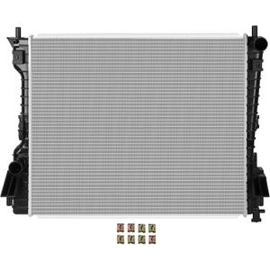 SCITOO CU2789 Radiator Assembly Compatible with 2005-2014 for Ford for Mustang 3.7L 4.0L 4.6L 5.0L V6 V8