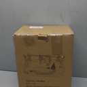 Bshine Christmas Village Houses Musical Christmas Village Building with Santa Claus&Moving Train Battery Operate Polyresin Figurines with LED Lights for Indoor Christmas Decor