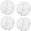4Pcs Metallic Cheerleading Pom Poms, Creatiee 2 Pair Cheerleader Cheering Squad Pompoms for School Sports Dance Games Team Spirit Cheer