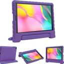SIMPLEWAY Kids Case for Samsung Galaxy Tab A 10.1 Inch 2019 (SM-T510/T515),Shockproof Lightweight Handle Stand Holder Kids Tablet Case Cover for Samsung Galaxy Tab A 10.1 Inch 2019 (Purple)