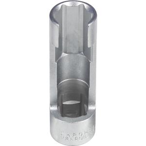 17MM (1/2"DR) Diesel Injector Fuel Line Socket Set Difficult Access Flare Nut Wrench Spanner for Wired Temperature Sensors, Thermo Switches, ABS Tube, Master Cylinder, Coolant, etc
