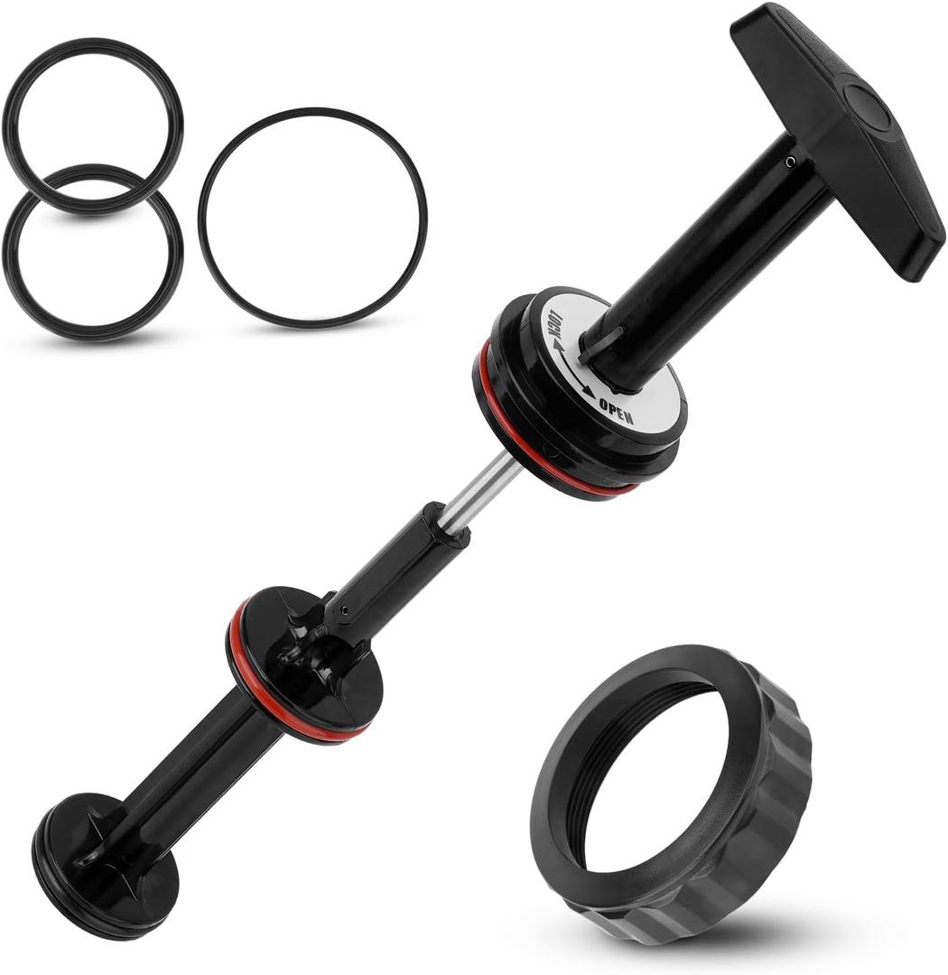SPX0410BA Handle and Piston Assembly Compatible with Hayward 2 Inch Push-Pull Slide Backwash Valve for SP0410X Series Models SP0410X502S SP0410X602S - Complimentary Spare O-Ring Kit Included
