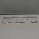 Silicone Sink Splash Guard Water Splash Guard for Kitchen Strong Suction Sink Splash Guard Behind Faucet Kitchen Island Sink Backsplash Guard (19.7L x 2.4W x 5H inches) - Wavy Gray