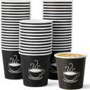TV TOPVALUE 600 Pack 4 oz Paper Cups, Small Disposable Coffee Cups, Paper Espresso Cups, Hot/Cold Drinking Cups for Party, Picnic, Travel and Events
