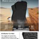 KIWI MASTER Floor Mats for 2015-2019 Subaru Outback/Legacy, Custom Fit All Weather Car Mats, Heavy Duty TPE Floor Liners, Front & Rear 2 Row, Black