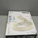 KOHLER 25876-96 Hyten 3" Height, Elevated Soft Close Round Toilet Seat, Contoured Seat with Grip-Tight Bumpers, Quick-Attach Hardware, Biscuit