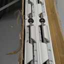 Set of 2 Folding Table 6 FT Lightweight Camping Table Portable Plastic Rectangular Outdoor Dining Table Steel Legs Fold-in-Half with Carrying Handle for Indoor, Picnic, Party, Wedding, Events(White)