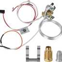 Upgraded 100112330 Water Heater Pilot Assembly,Compatible with 300 301 Series Whirlpool,Fit for A.O.Smith, American, State, Kenmore, Reliance,Replace 9007876 9007877 Thermopile Assembly