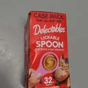Delectables Lickable Spoon Handheld Wet Cat Treats Made with Real Salmon, Quick & Easy Creamy Puree, Mess Free, Grain-Free, No Added Fillers, No by-Products, No Added Preservatives, Salmon 32ct (EXP 03/17/28)