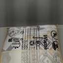 MOVE OVER Tufted Comforter Set King Size Boho Comforter Set 7 Pieces Bed in a Bag King 100% Soft Microfiber Aztec Comforter Set Shabby Chic Farmhouse Style Beige and Gray Fluffy Tufted Bedding Set