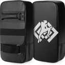 ZOOFOX 2 Pack Muay Thai Pads, Boxing Equipment Kicking Punching Shield, MMA Karate Taekwondo Training Pads for Men Women Gym