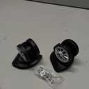 Universal Luggage Wheel, Swivel Replacement Travel Suitcase Wheels 2pcs Heavy Duty 2.2Inch Poly Plastic Castor Trolley Furniture Caster