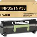 Compatible Minolta TNP-35 TNP-38 Toner Cartridge A63W01W A63W01F Replacement for Konica Minolta TNP35 TNP-35 TNP38 TNP-38 Toner Cartridge for Bizhub 4000P Printer 1-Pack, Black