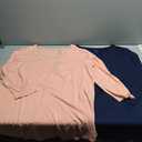 Amazon Essentials Women's 3/ 4 Sleeve Scoopneck Tunic, Pack of 2, Coral Pink/ Navy, XX-Large