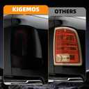Smoked Black Full LED Tail Lights for 20092018 Dodge Ram 1500/2500/3500 & 20192024 Ram 1500 Classic, Plug & Play Blackout Style Rear Lamps