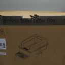 CVG GOODS XL Stainless Steel Sifting Litter Box-23"x15"x13" – Cat Litter Box, Multi-Cat, Large Cats, High Side/ Anti-Urine Leakage Shell (Easy Shell) Easy to Clean, Odor Control