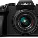Panasonic LUMIX G7 4K Digital Camera, with 14-42mm Mega O.I.S. Lens, 16 Megapixel Mirrorless Camera, 3-Inch LCD, DMC-G7KK (Black)