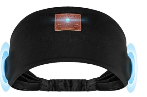 2-Pack Sleeping Headphones, Headband Headphones with Ultra-Thin HD Stereo Speaker, Bluetooth Headband for Sports, Workouts, Insomnia, Yoga, Air Travel, Meditation - Black
