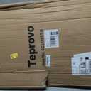 Teprovo Folding Hand Truck Dolly Cart,340LB Capacity Portable Aluminum Dolly Cart with Telescoping Handle and 7 Inch Rubber Wheels for Moving,Shopping,Travel,Office Use
