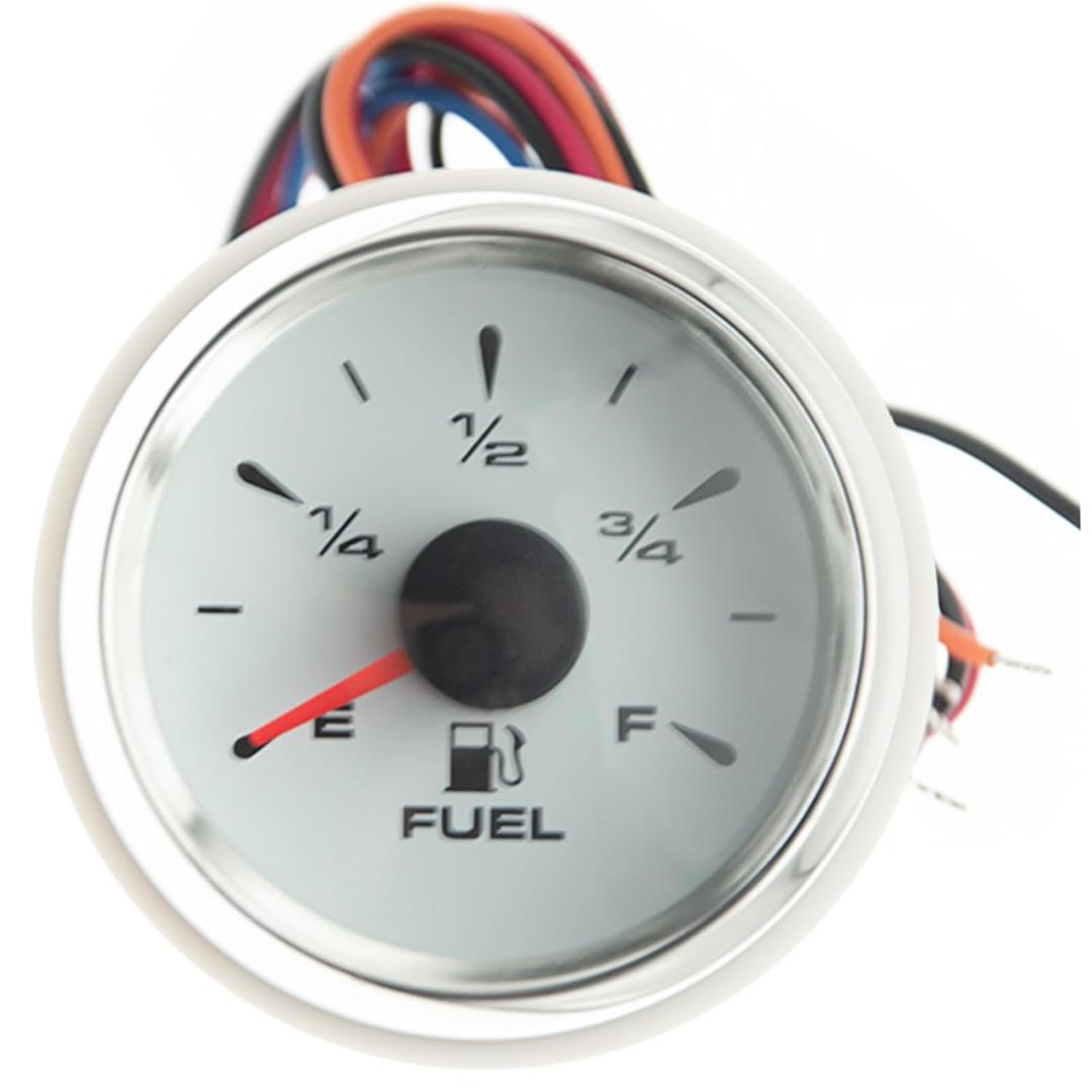 Marine Fuel Gauge - Waterproof Boat Fuel Level Gauge 52mm Universal Fuel Gauge Marine Automotive Replacement Fuel Gauges for Motocycle Car Truck 240-33ohm 0-190ohm 240-30ohm 0-180ohm 10-180ohm