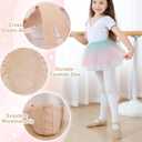 Ballet Shoes for Girls Toddler Kids Ballet Slippers Women Split Sole Leather Ballerina Dance Shoes (Beige)