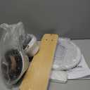 TCL Ceiling Fans with Lights, 52 Inch Low Profile Ceiling Fan with Light and Remote Control, Flush Mount, DC Reversible Motor, Noiseless, 6 Speeds Ceiling Fan for Bedroom (White)