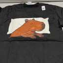 Dont Worry Be Capy Capybara Retro Men Boys Kids Youth Women T-Shirt S