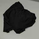 Wolkemer 2 Pack Black Fitted Tablecloth 20x30 Inch Rectangle Elastic Edges Table Cloth, Spandex Stretch Table Cover with Machine Washable Fabric for Wedding Party Picnic Dining Indoor Outdoor