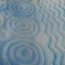 SINWEEK 2 Inch Mattress Topper 5-Zone Memory Foam Mattress Topper Pressure Relieve Soft Mattress Pad, CertiPUR-US Certified, Twin Size Blue