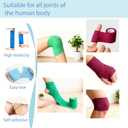 12 Pack Self Adhesive Elastic Bandage Wrap,Color Athletic Tape, Vet Wrap | 2" X 5 Yards, Multiple Colors For Finger, Wrist, Ankle Injury Or Swelling Emergency Binding, Animal Limbs Injured Wrapped