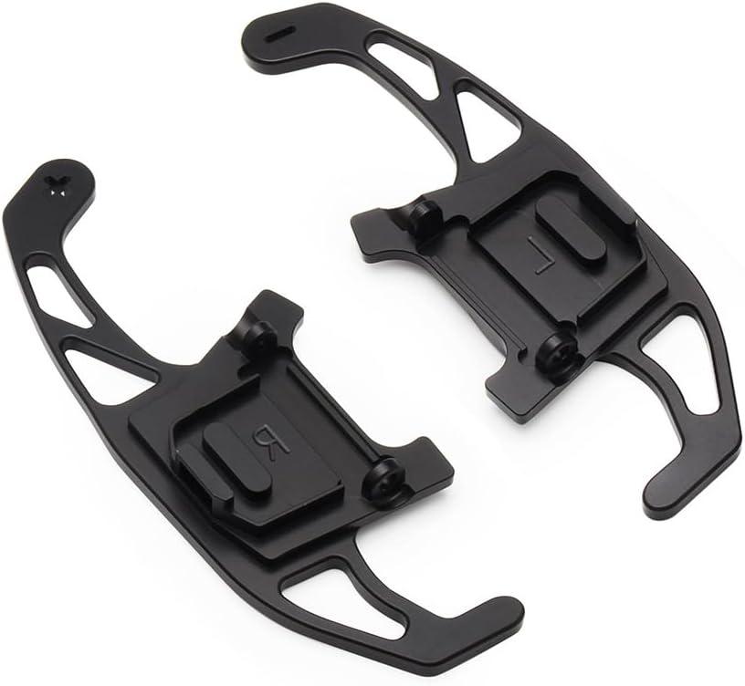 Aluminum Alloy Car Steering Wheel Shift Paddle fit for Volkswagen VW Golf GTI MK7 / Golf R MK7 / Golf GTD MK7 Paddle Shifter Extension Accessories Interior Decoration Accessories -Black