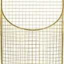 Gold Meal Wall Basket 9.45" x 11.81" x 4.72"