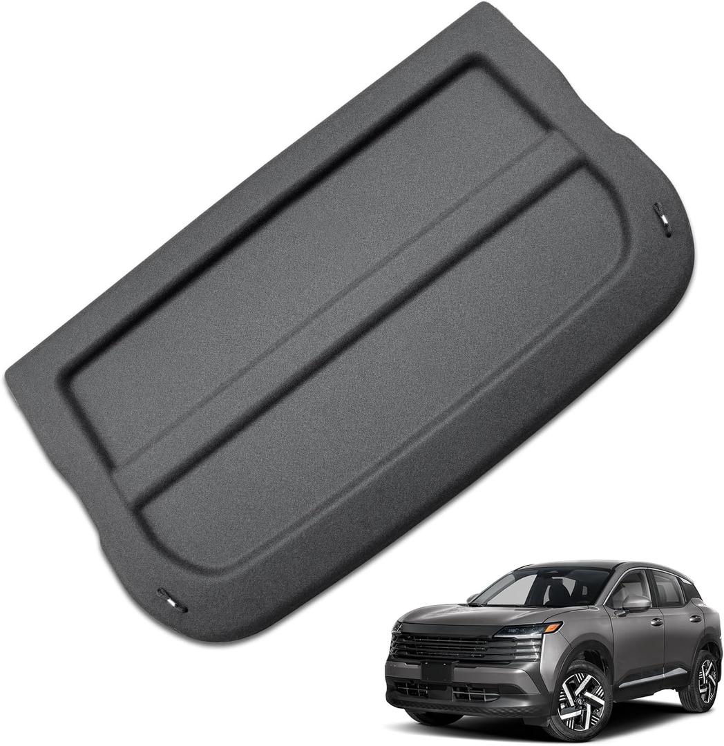 HAFIDI® Cargo Cover for 2025-2026 Nissan Kicks Trunk Cargo Cover Kicks Accessories Anti-Peeping Anti-Theft Privacy Screen,Trunk Luggage Shield Shade