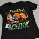 Boys Girls 100 Days of School Shirt Kids Happy 100th Day of School T-Shirts Toddler Graphic Tee Tops 2026 (3T-10T) (6-7 Years, Black_5)