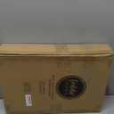 Loddie Doddie Rustic Wood Tabletop Chalkboard Easel - Dark Brown, 12" x 12" - Adjustable Stand for Wedding Favors - Display for Place Cards - Rustic Sign for Farmers Market Decor