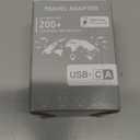 decqle Universal Travel Adapter, International Travel Plug Adapter with 3 USB-C  2 USB-A Ports(Total 30W), All in One Portable Adaptor, for USA, UK, EU, AU  224+ Countries (Black)